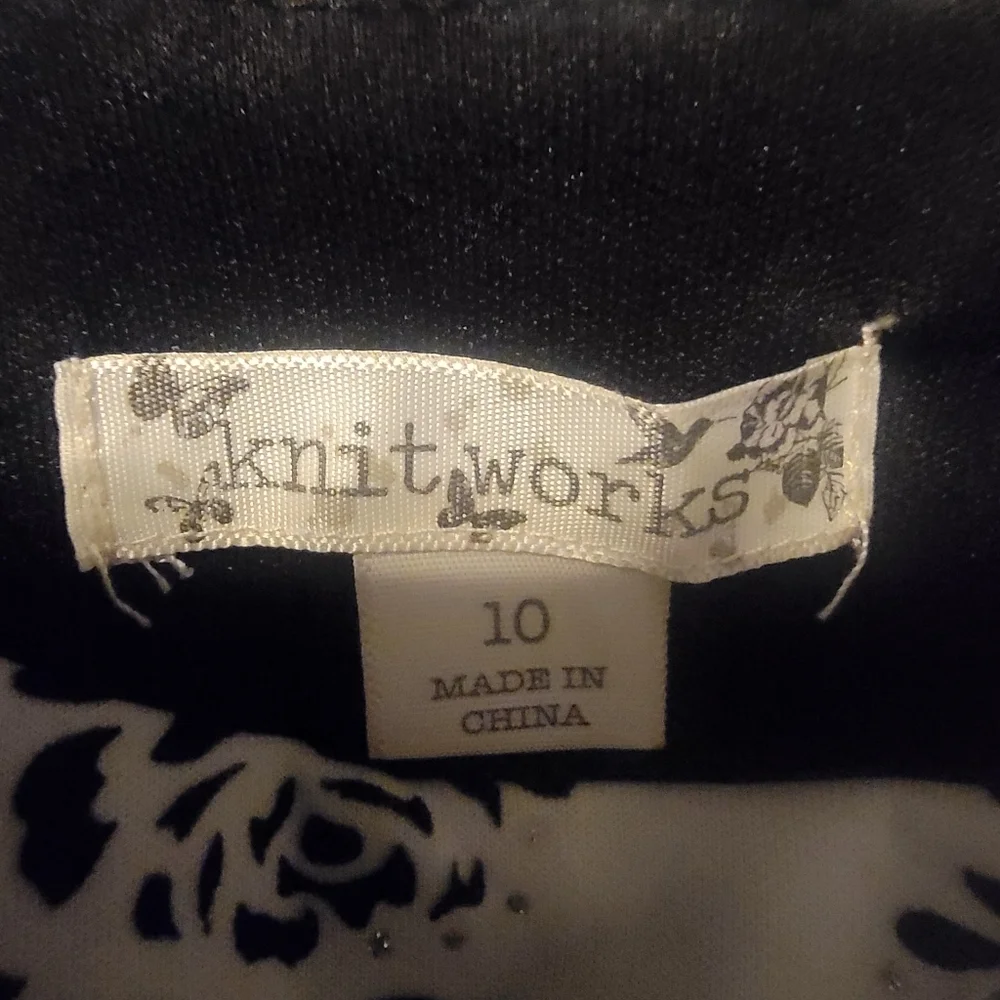 Knit works junior dress size 10